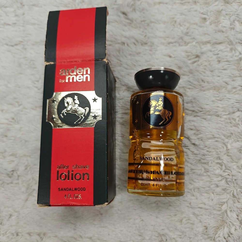 VTG Arden for Men Sandalwood After Shave Lotion by Elizabeth Arden 80% Full